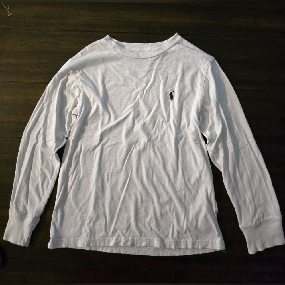 Polo by Ralph Lauren White Crew Neck Shirt